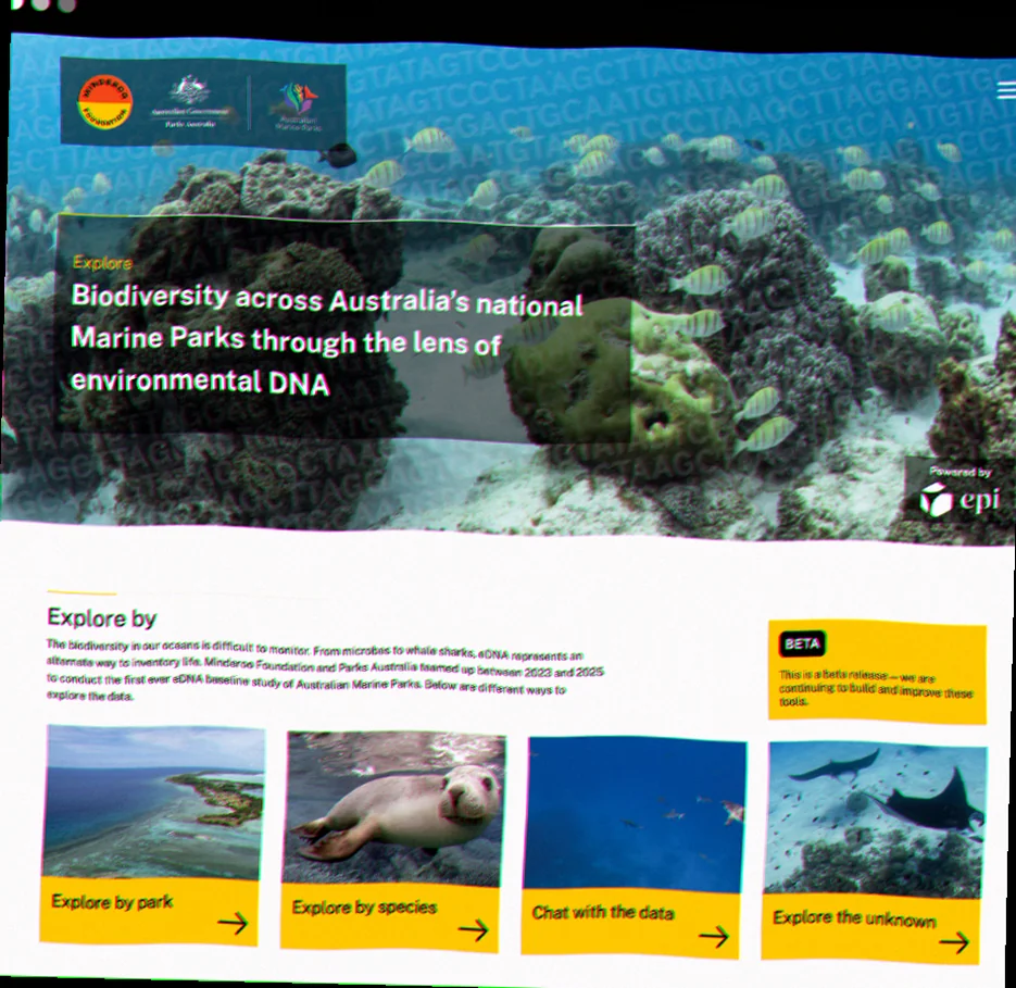 Ecological monitoring marine parks australia